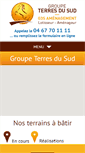 Mobile Screenshot of groupeterresdusud.com
